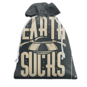 Подарочный мешочек Earth Sucks