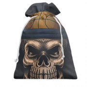 Подарочный мешочек Angry Skull Basketball