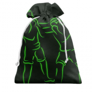 Подарочный мешочек Boxers Green line