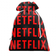 Подарочный мешочек Netflix pattern