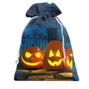 Подарочный мешочек Halloween pumpkins 3
