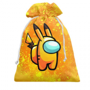 Подарунковий мішечок AMONG US - Pikachu