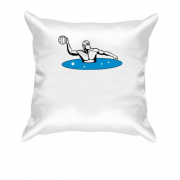 Подушка з гравцем водного поло