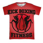 3D футболка Kick boxing fitness