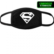 Тканинна маска для обличчя Superman (glow)
