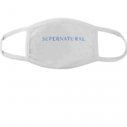 Тканинна маска для обличчя  з написом Supernatural