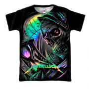 3D футболка Metallica Neon