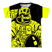 3D футболка Скелет-Космонавт