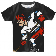 Дитяча 3D футболка Hockey art
