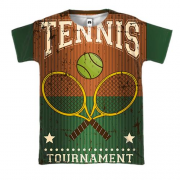 3D футболка Tennis Tournament
