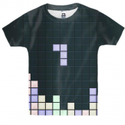 Дитяча 3D футболка Tetris game