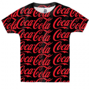 Детская 3D футболка Coca Cola pattern