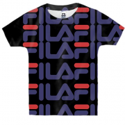 Детская 3D футболка FILA pattern