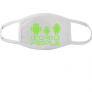Тканинна маска для обличчя Android People