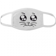 Тканинна маска для обличчя Мордочка котейки