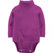 Фиолетовый детский боди с длинными рукавами "ALLAZY"