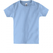Голубая детская футболка "ALLAZY"