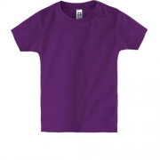Фиолетовая детская футболка 