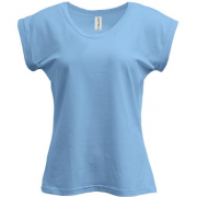 Небесно-голубая женская футболка PANI "ALLAZY"