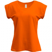 Оранжевая женская футболка PANI "ALLAZY"