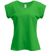 Ярко-зеленая женская футболка PANI "ALLAZY"