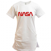 Удлиненная футболка NASA Worm logo