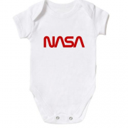 Детский боди NASA Worm logo