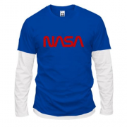 Комбінований лонгслів NASA Worm logo