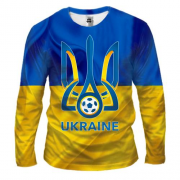 Мужской 3D лонгслив Федерация футбола Украины