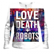 Жіночий 3D лонгслів Love death + robots.