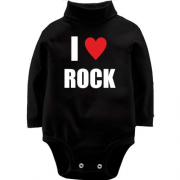 Детский боди LSL  I love Rock