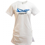 Подовжена футболка Airbus A320 neo