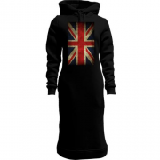 Жіноча толстовка-плаття з Британським прапором