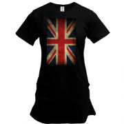 Подовжена футболка з Британським прапором