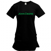 Подовжена футболка John Deere (напис)