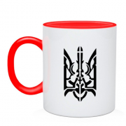 Чашка со стилизованным гербом Украины (2)