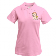 Жіноча футболка-поло з маленькою дитиною
