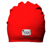Хлопковая шапка с бриллиантовым логотипом YouTube