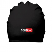 Бавовняна шапка з написом "You Noob"