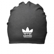 Бавовняна шапка з написом "Semki"