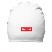 Бавовняна шапка з написом "Hentai"