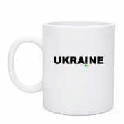 Чашка Ukraine (напис)