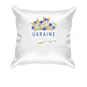 Подушка с цветами Ukraine