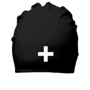 Бавовняна шапка з хрестом - розпізнавальним знаком ЗСУ