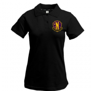 Жіноча футболка-поло з логотипом Nevermore Academy