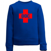 Детский свитшот с красным крестом "DOC"