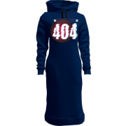 Женская толстовка-платье "Ошибка 404"