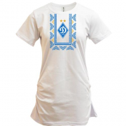 Подовжена футболка з логотипом "Динамо Київ"