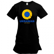 Подовжена футболка "Ukrainian air force"