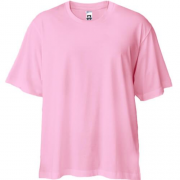 Розовая футболка Oversize "ALLAZY"